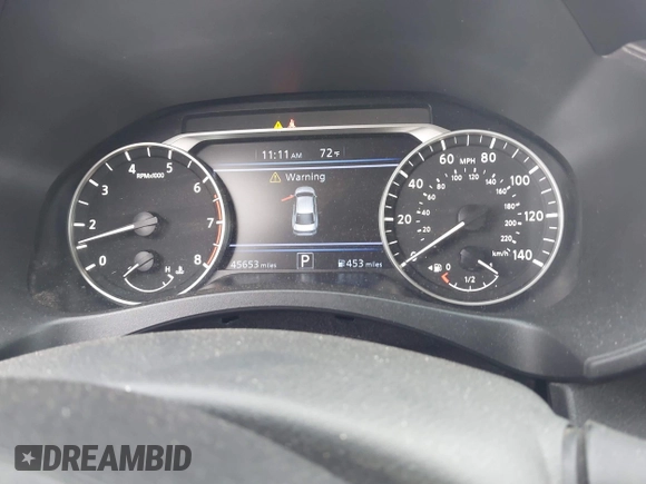 2024 Nissan Altima SV with VIN 1N4BL4DV2RN313134, listed as a IAAI auction lot 42653527 with 45,653 mi miles and . Bid and sale history available at DreamBid. Image 7.