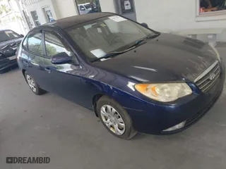 2009 Hyundai Elantra GLS with VIN KMHDU46DX9U754449, listed as a IAAI auction lot 42075631 with 123,379 mi miles. Bid and sale history available at carsss.com. Image 1.