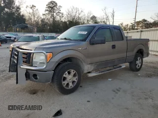 2009 Ford F-150 STX with VIN 1FTRX14859FA96761, listed as a Copart auction lot 44344185 with 100,158 mi miles and Salvage Title. Bid and sale history available at carsss.com. Image 1.