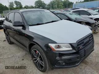 2017 Audi SQ5 Premium Plus with VIN WA1CCAFP8HA075138, listed as a Copart auction lot 52899003 with 61,912 mi miles. Bid and sale history available at carsss.com. Image 4.