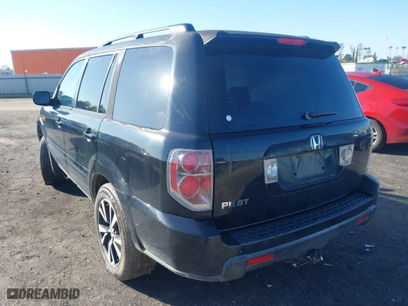 2006 Honda Pilot EX-L with VIN 5FNYF28586B037160, listed as a IAAI auction lot 41798991 with 207,486 mi miles. Bid and sale history available at carsss.com. Image 3.