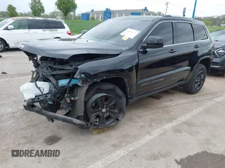 2017 Jeep Grand Cherokee Laredo with VIN 1C4RJFAG2HC649408, listed as a IAAI auction lot 42072440 with 58,818 mi miles and . Bid and sale history available at DreamBid. Image 18.