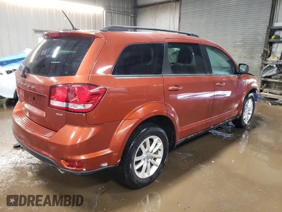 2013 Dodge Journey SXT with VIN 3C4PDCBGXDT716265, listed as a Copart auction lot 46879445 with 150,884 mi miles and Salvage Title. Bid and sale history available at carsss.com. Image 3.