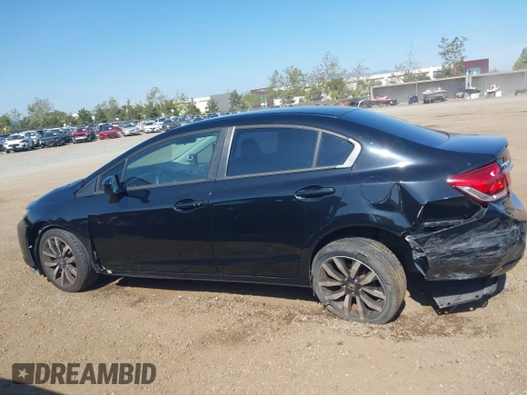 2015 Honda Civic EX-L z VIN 2HGFB2F93FH555035, wystawiony jako IAAI lot #42152303 z przebiegiem 86 775 mil mil oraz . Historia ofert i sprzedaży dostępna na DreamBid. Obrazek 14.