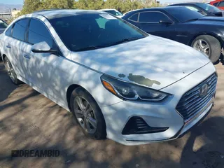 2018 Hyundai Sonata SEL with VIN 5NPE34AF5JH597271, listed as a IAAI auction lot 42001502 with 59,533 mi miles and . Bid and sale history available at DreamBid. Image 1.