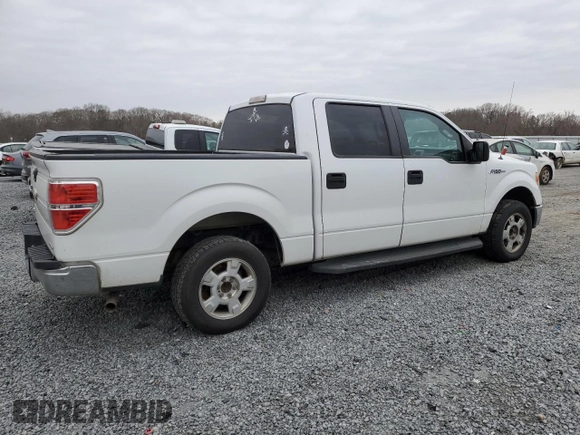 2012 Ford F-150 XL with VIN 1FTEW1CM5CFB28860, listed as a Copart auction lot 43848955 with 212,321 mi miles and Clean Title. Bid and sale history available at carsss.com. Image 3.