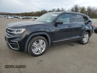 2021 Volkswagen Atlas SEL R-Line with VIN 1V2SR2CA8MC555814, listed as a Copart auction lot 46241065 with 71,031 mi miles and Salvage title. Bid and sale history available at DreamBid. Image 1.