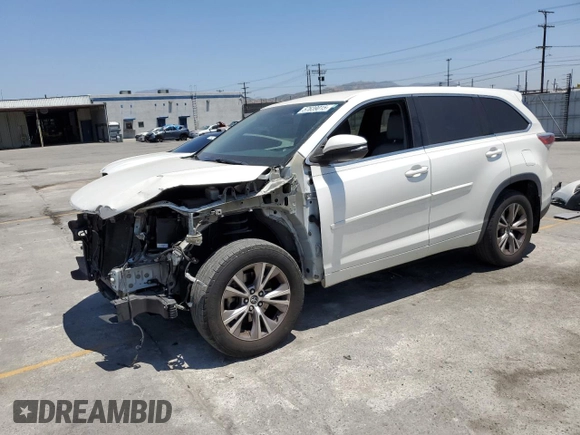 2016 Toyota Highlander LE Plus z VIN 5TDZKRFHXGS123556, wystawiony jako Copart lot #57639015 z przebiegiem 93 432 mil mil oraz Szkoda całkowita • Salvage title. Historia ofert i sprzedaży dostępna na DreamBid. Obrazek 1.