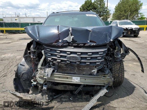 2017 Ford Explorer XLT with VIN 1FM5K7D82HGD55484, listed as a Copart auction lot 59171425 with 164,225 mi miles and Salvage title. Bid and sale history available at DreamBid. Image 5.