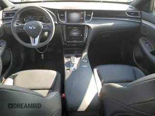 2024 Infiniti QX55 Luxe with VIN 3PCAJ5JRXRF113710, listed as a Copart auction lot 72124334 with 1,620 mi miles and Salvage Title. Bid and sale history available at DreamBid. Image 8.