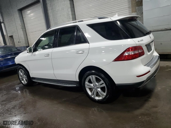 2015 Mercedes-Benz M-Class ML 350 with VIN 4JGDA5HB8FA498383, listed as a Copart auction lot 49294685 with 108,633 mi miles and Salvage Title. Bid and sale history available at carsss.com. Image 2.