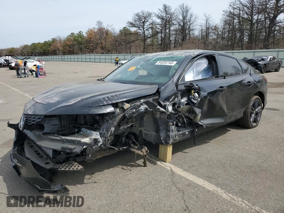 2024 Acura Integra w/A-Spec Package z VIN 19UDE4H37RA008212, wystawiony jako Copart lot #54535745 z przebiegiem 10 414 mil mil oraz Szkody całkowita. Historia ofert i sprzedaży dostępna na DreamBid. Obrazek 1.