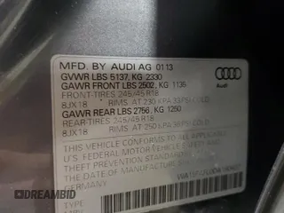 2013 Audi allroad Premium with VIN WA19FAFL0DA190437, listed as a Copart auction lot 84167374 with 299,482 mi miles and Salvage Title. Bid and sale history available at carsss.com. Image 14.