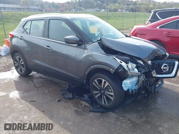 2019 Nissan Kicks S with VIN 3N1CP5CU8KL542721, listed as a IAAI auction lot 41889781 with 88,604 mi miles and . Bid and sale history available at carsss.com. Image 1.