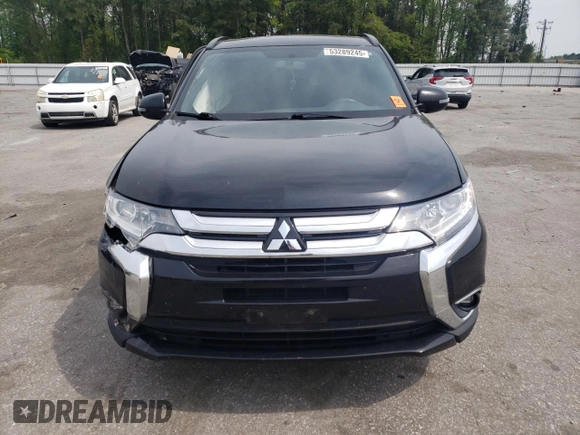 2018 Mitsubishi Outlander SE with VIN JA4AD3A36JZ054333, listed as a Copart auction lot 53289245 with 128,133 mi miles and Salvage title. Bid and sale history available at DreamBid. Image 5.