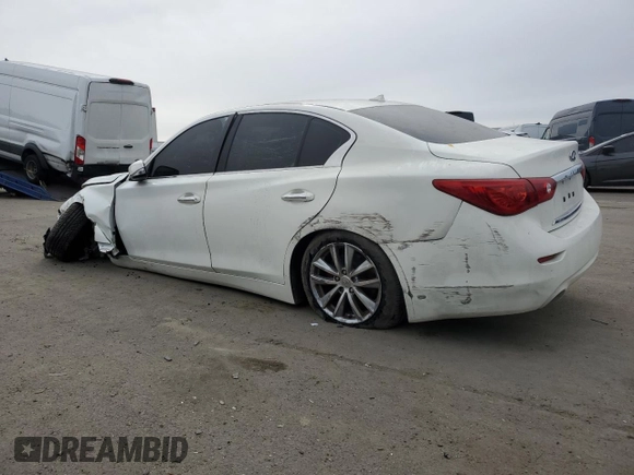 2014 Infiniti Q50 Premium z VIN JN1BV7AP9EM690090, wystawiony jako Copart lot #45175265 z przebiegiem 112 994 mil mil oraz Szkoda całkowita • Salvage title. Historia ofert i sprzedaży dostępna na DreamBid. Obrazek 2.