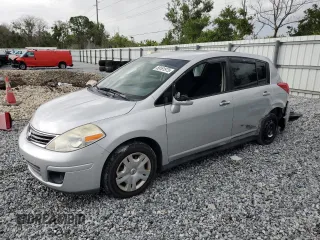 2010 Nissan Versa S with VIN 3N1BC1CP4AL358806, listed as a Copart auction lot 59181975 with 97,443 mi miles and Salvage title. Bid and sale history available at DreamBid. Image 1.
