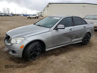 2009 Mercedes-Benz C-Class 3.0L Sport with VIN WDDGF81X39F345868, listed as a Copart auction lot 53634405 with 190,485 mi miles and Clean Title. Bid and sale history available at carsss.com. Image 1.