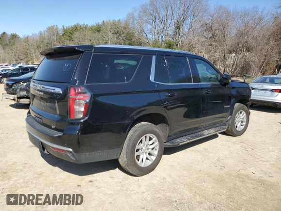 2023 Chevrolet Tahoe LT z VIN 1GNSCNKD8PR298758, wystawiony jako Copart lot #49413555 z przebiegiem 41 734 mil mil oraz Czysty tytuł • Clean title. Historia ofert i sprzedaży dostępna na DreamBid. Obrazek 3.