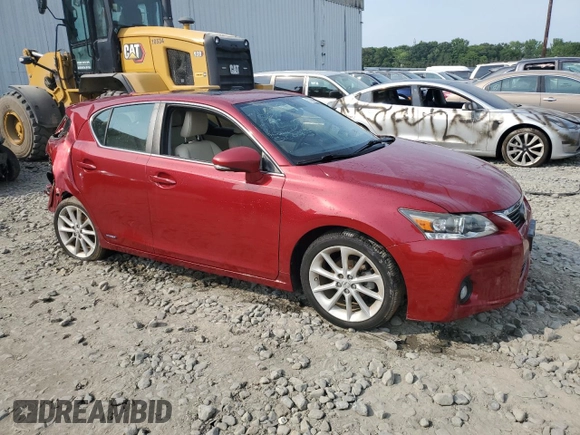 2013 Lexus CT 200h z VIN JTHKD5BH7D2162309, wystawiony jako Copart lot #57770765 z przebiegiem 67 900 mil mil oraz Szkoda całkowita • Salvage title. Historia ofert i sprzedaży dostępna na DreamBid. Obrazek 4.