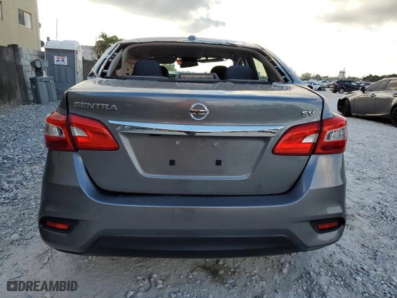 2019 Nissan Sentra SV with VIN 3N1AB7AP1KY443336, listed as a Copart auction lot 42856045 with 0 mi miles and Non Repairable. Bid and sale history available at carsss.com. Image 6.