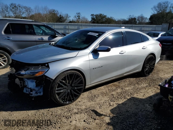 2020 Chevrolet Malibu LT with VIN 1G1ZD5ST0LF045255, listed as a Copart auction lot 45453085 with 99,970 mi miles and Salvage Title. Bid and sale history available at carsss.com. Image 1.