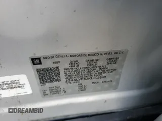 2019 GMC Terrain SLT with VIN 3GKALVEX2KL202640, listed as a Copart auction lot 84094044 with 84,574 mi miles and Salvage Title. Bid and sale history available at carsss.com. Image 12.