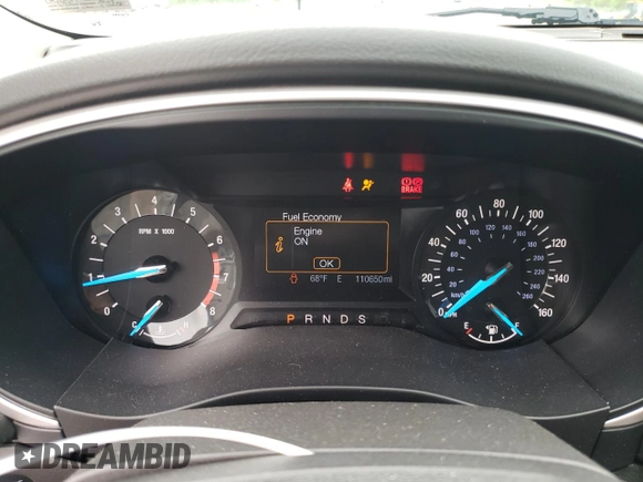 2015 Ford Fusion SE with VIN 1FA6P0H72F5130273, listed as a Copart auction lot 55579095 with 110,650 mi miles and Salvage Title. Bid and sale history available at DreamBid. Image 9.