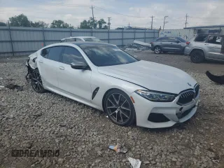 2020 BMW 8 Series M850i z VIN WBAGV8C06LBP48932, wystawiony jako Copart lot #57165015 z przebiegiem 55 731 mil mil oraz Szkoda całkowita • Salvage title. Historia ofert i sprzedaży dostępna na DreamBid. Obrazek 4.