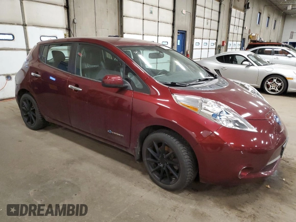2016 Nissan LEAF SL with VIN 1N4BZ0CP1GC305528, listed as a Copart auction lot 50041525 with 51,299 mi miles and Clean Title. Bid and sale history available at carsss.com. Image 4.