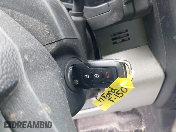 2017 Ford F-150 XL with VIN 1FTEX1C8XHKC46191, listed as a IAAI auction lot 42657420 with 277,670 mi miles and . Bid and sale history available at DreamBid. Image 11.