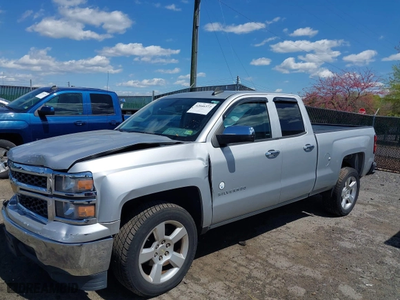 2015 Chevrolet Silverado 1500 LS with VIN 1GCRCPEH8FZ362121, listed as a IAAI auction lot 42046372 with 62,004 mi miles. Bid and sale history available at carsss.com. Image 2.