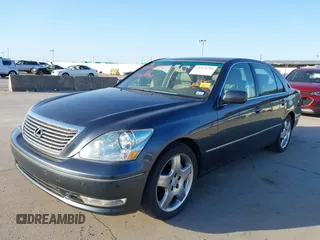2005 Lexus LS 430 with VIN JTHBN36F155026302, listed as a IAAI auction lot 41974790 with 157,902 mi miles. Bid and sale history available at carsss.com. Image 18.