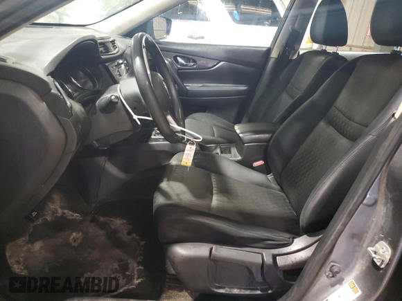 2017 Nissan Rogue SL with VIN JN8AT2MV5HW260811, listed as a Copart auction lot 45380145 with 143,158 mi miles and Salvage title. Bid and sale history available at DreamBid. Image 7.
