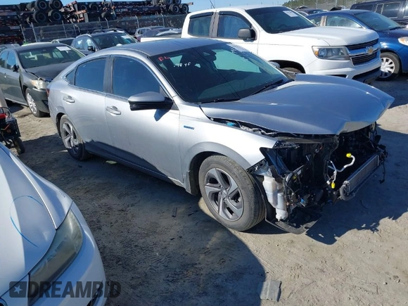 2019 Honda Insight EX with VIN 19XZE4F58KE032529, listed as a IAAI auction lot 41856313 with 59,109 mi miles and . Bid and sale history available at carsss.com. Image 1.