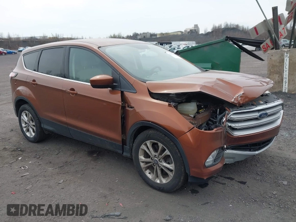 2017 Ford Escape SE with VIN 1FMCU9GD5HUA57132, listed as a IAAI auction lot 42075470 with 106,271 mi miles. Bid and sale history available at carsss.com. Image 1.