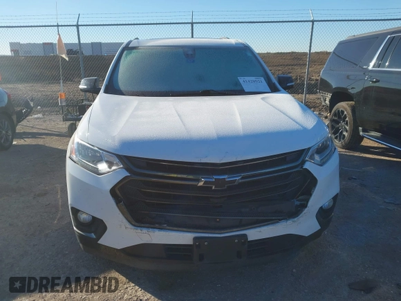 2019 Chevrolet Traverse Premier with VIN 1GNERKKW0KJ106042, listed as a IAAI auction lot 41420921 with 108,947 mi miles. Bid and sale history available at carsss.com. Image 12.