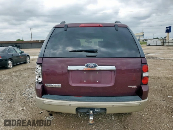2006 Ford Explorer Eddie Bauer with VIN 1FMEU64E06UB57396, listed as a Copart auction lot 58712495 with 115,746 mi miles and Salvage title. Bid and sale history available at DreamBid. Image 6.