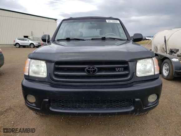 2001 Toyota Sequoia Limited with VIN 5TDBT48A51S001924, listed as a Copart auction lot 68710224 with 245,394 mi miles and Salvage Title. Bid and sale history available at carsss.com. Image 5.