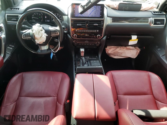 2023 Lexus GX 460 Luxury z VIN JTJGM7BX9P5371433, wystawiony jako Copart lot #43031895 z przebiegiem 11 823 mil mil oraz Szkoda całkowita • Salvage title. Historia ofert i sprzedaży dostępna na DreamBid. Obrazek 8.