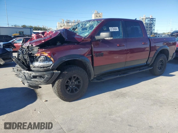2018 Ram 1500 Rebel with VIN 1C6RR7YT4JS121499, listed as a Copart auction lot 81784544 with 67,688 mi miles and Salvage Title. Bid and sale history available at carsss.com. Image 1.