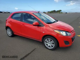 2012 Mazda Mazda2 Sport with VIN JM1DE1KY8C0141074, listed as a Copart auction lot 62145534 with 116,998 mi miles and Salvage Title. Bid and sale history available at carsss.com. Image 4.