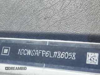 2020 Chevrolet Express Cargo with VIN 1GCWGAFP6L1186058, listed as a IAAI auction lot 42737734 with 106,149 mi miles and . Bid and sale history available at DreamBid. Image 3.