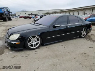 2006 Mercedes-Benz S-Class 5.0L with VIN WDBNG75JX6A483817, listed as a Copart auction lot 44381565 with 0 mi miles and Non Repairable. Bid and sale history available at carsss.com. Image 1.