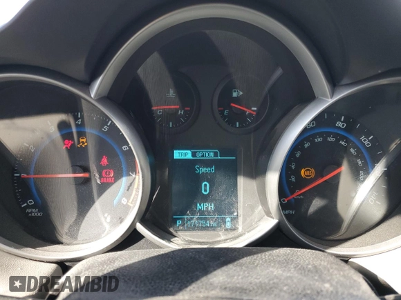 2015 Chevrolet Cruze LS with VIN 1G1PA5SHXF7292664, listed as a Copart auction lot 47387745 with 171,754 mi miles and Salvage Title. Bid and sale history available at DreamBid. Image 9.
