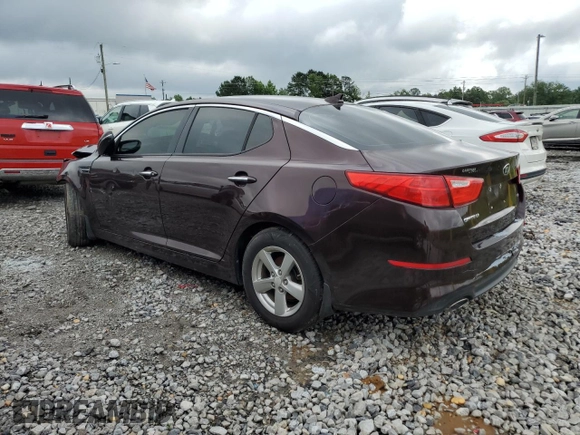 2015 Kia Optima LX with VIN 5XXGM4A79FG433037, listed as a Copart auction lot 58428465 with 112,370 mi miles and Salvage title. Bid and sale history available at DreamBid. Image 2.