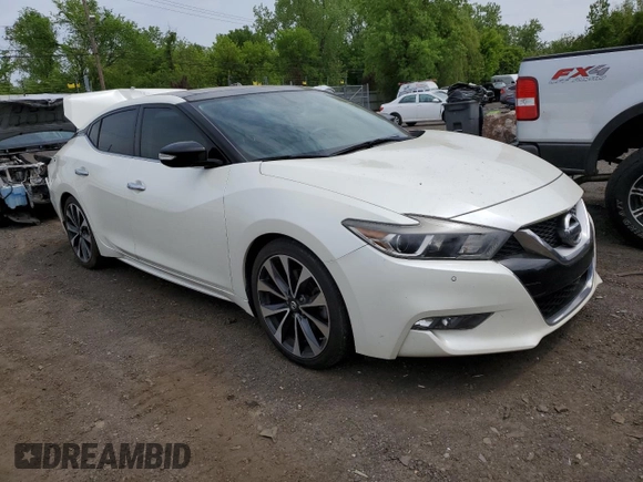 2017 Nissan Maxima SL with VIN 1N4AA6AP6HC403786, listed as a Copart auction lot 56538795 with 100,584 mi miles and Salvage title. Bid and sale history available at DreamBid. Image 4.