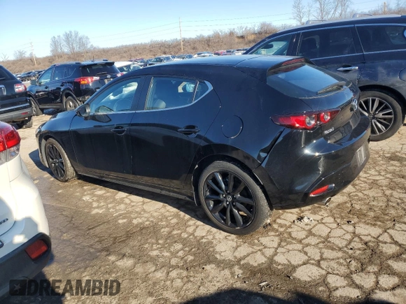2020 Mazda Mazda3 Hatchback with VIN JM1BPALM0L1172973, listed as a Copart auction lot 87398124 with 21,295 mi miles and Salvage Title. Bid and sale history available at carsss.com. Image 2.