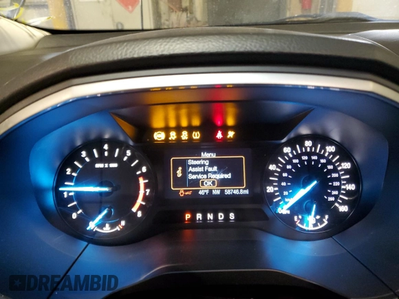 2018 Ford Edge SEL with VIN 2FMPK4J92JBB03607, listed as a Copart auction lot 87443464 with 58,746 mi miles and Salvage Title. Bid and sale history available at DreamBid. Image 9.