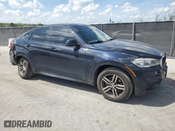 2016 BMW X6 sDrive35i with VIN 5UXKU0C56G0F92875, listed as a Copart auction lot 51145385 with 71,231 mi miles and Clean Title. Bid and sale history available at carsss.com. Image 4.